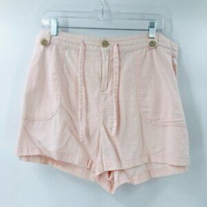 Torrid Linen Blend Shorts Pink Size 16